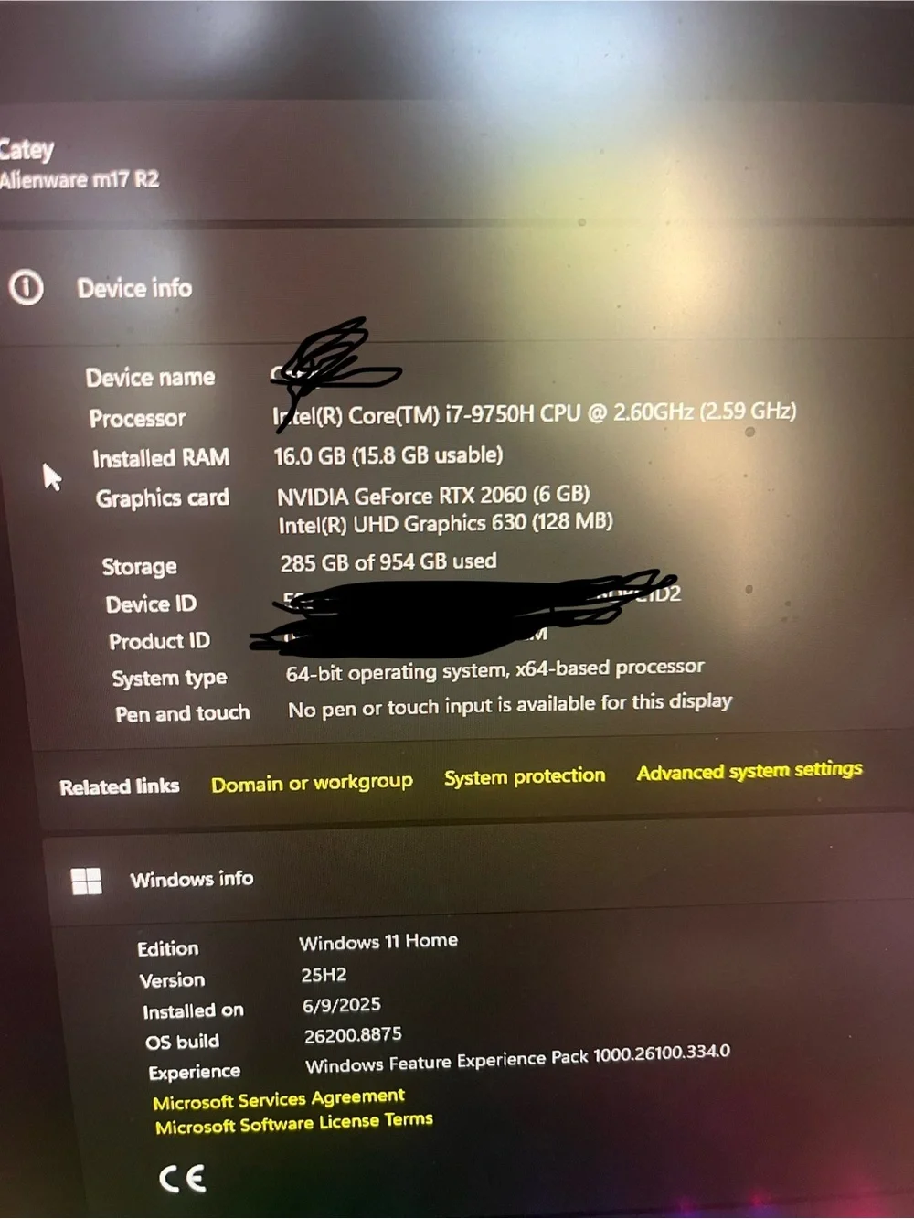 Alienware Black M17 R2 laptop